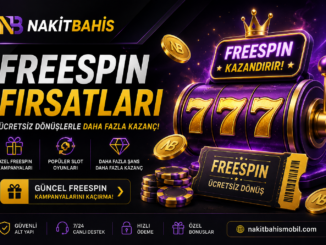 Nakitbahis Freespin promosyonu bir üyelik bonusudur.